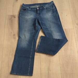 Seven7 Sequin Pocket Bootcut Jeans - 16